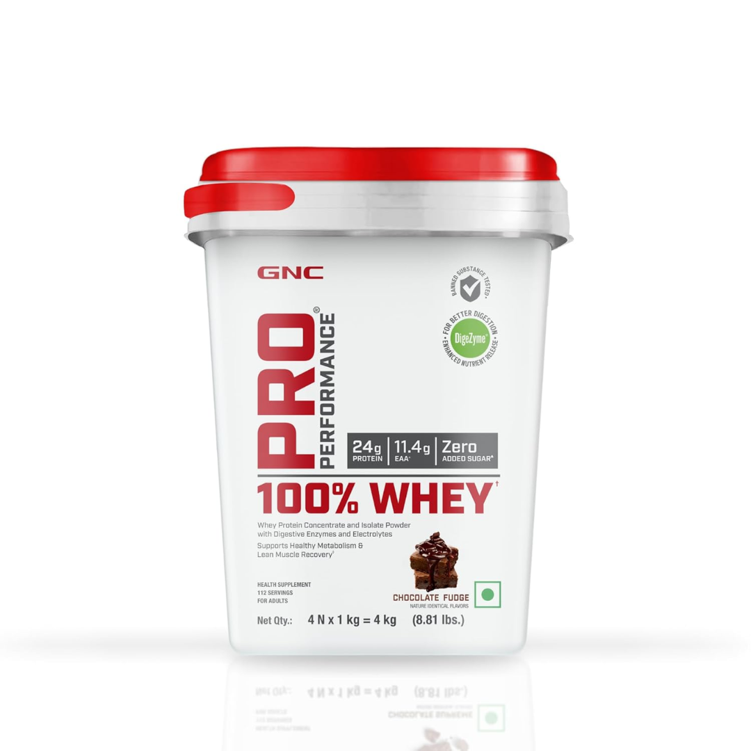 GNC Pro Performance 100% Whey Protein Powder