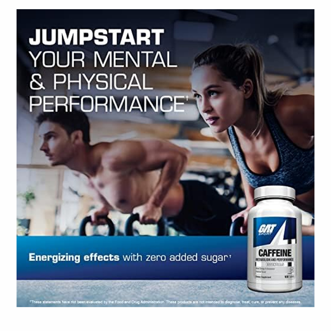 GAT Sports Caffeine, 100 Tablets
