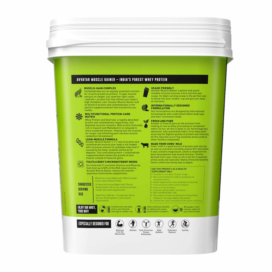 Avvatar Muscle Gainer