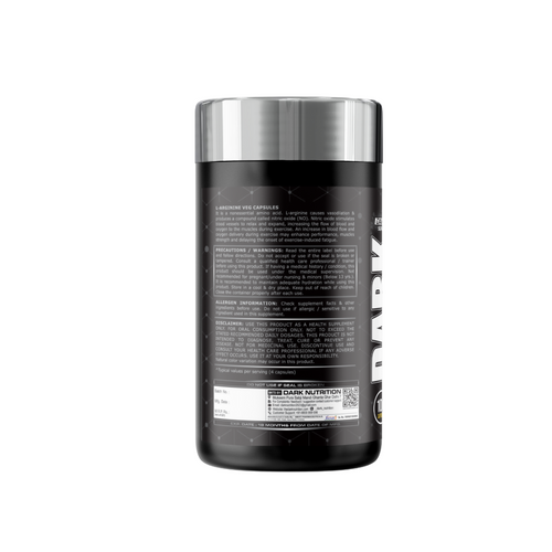 Dark Nutrition L-ARGININE 3000 MG (Best Pumping Capsules) 100 Capsules secondary image
