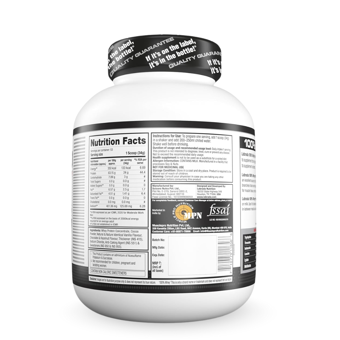 Labrada 100% Whey Protein – 1.81kg