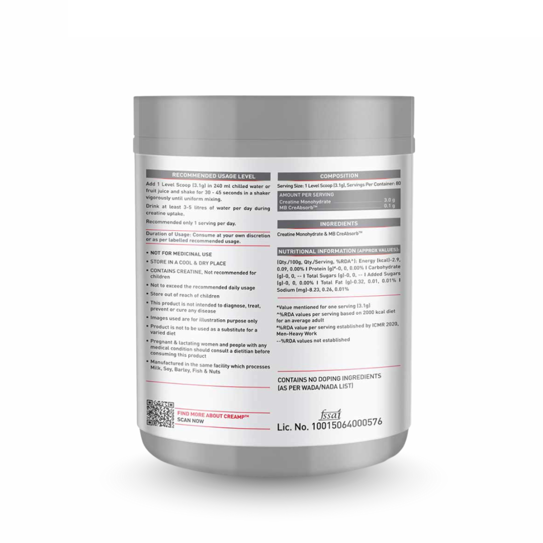 (MB) MuscleBlaze Creatine Monohydrate CreAMP