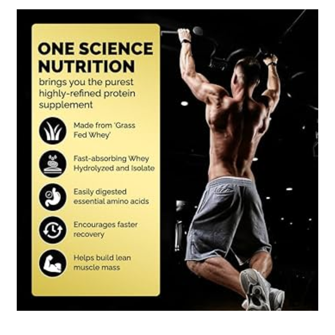 One Science Nutrition 100% Iso Gold Whey Protein 5lbs 76 Servings