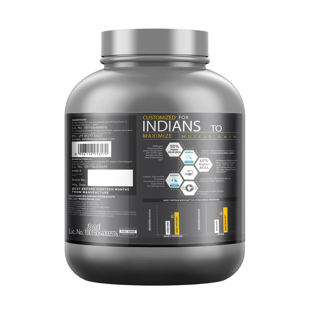 (MB) MuscleBlaze Biozyme Perfor mance Whey