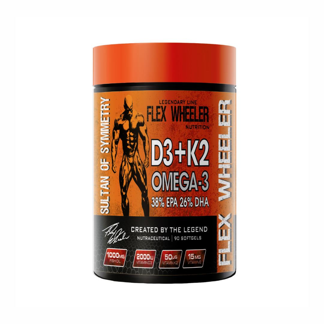 Flex Wheeler Nutrition Legendary Omega 3 D3+K2 -90 SOftgels
