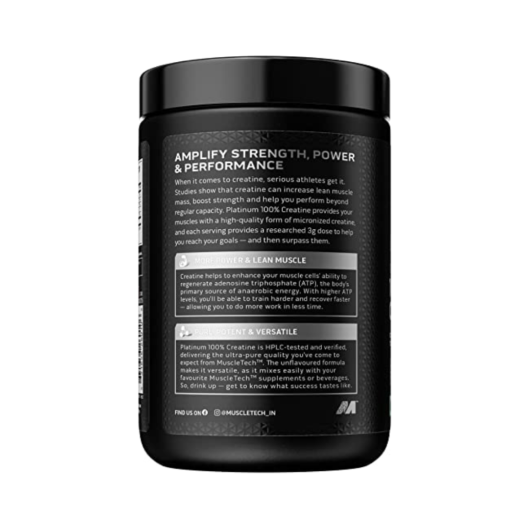 MuscleTech Platinum 100% Creatine – 250g