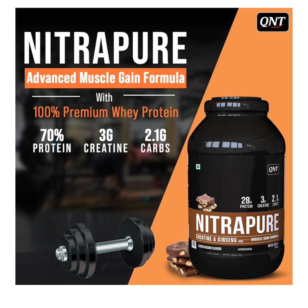 Qnt Nitrapure Whey Protein 2Kg