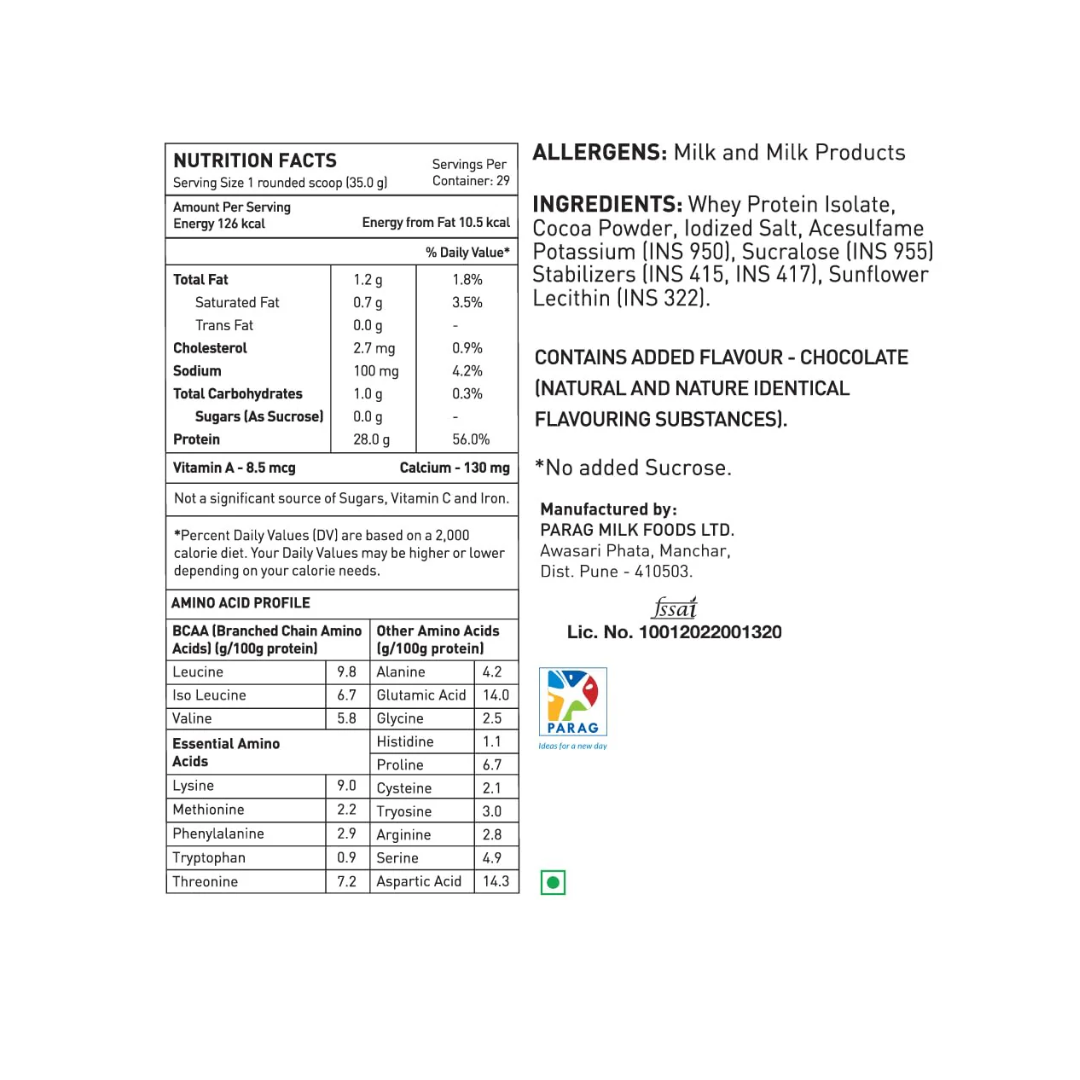 Avvatar Isorich Isolate Protein