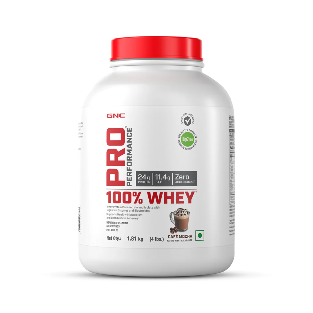 GNC Pro Performance 100% Whey Protein Powder