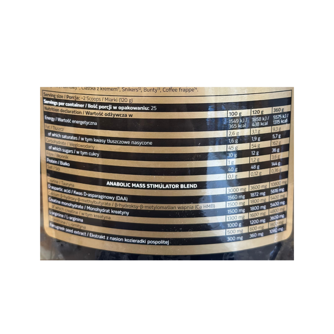 Kevin Levrone Signature Series Anabolic Mass Gainer 3KG