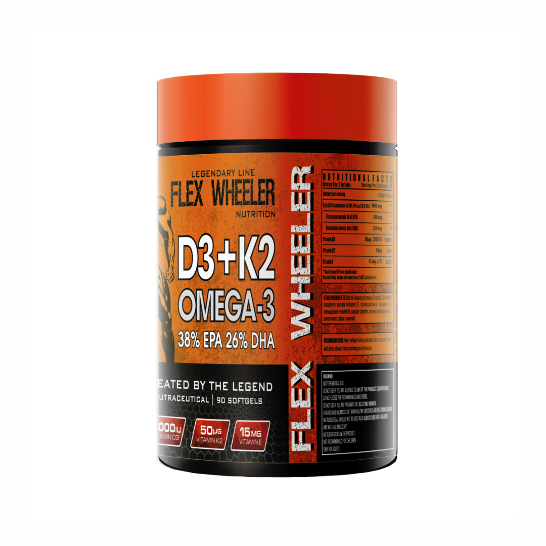Flex Wheeler Nutrition Legendary Omega 3 D3+K2 -90 SOftgels