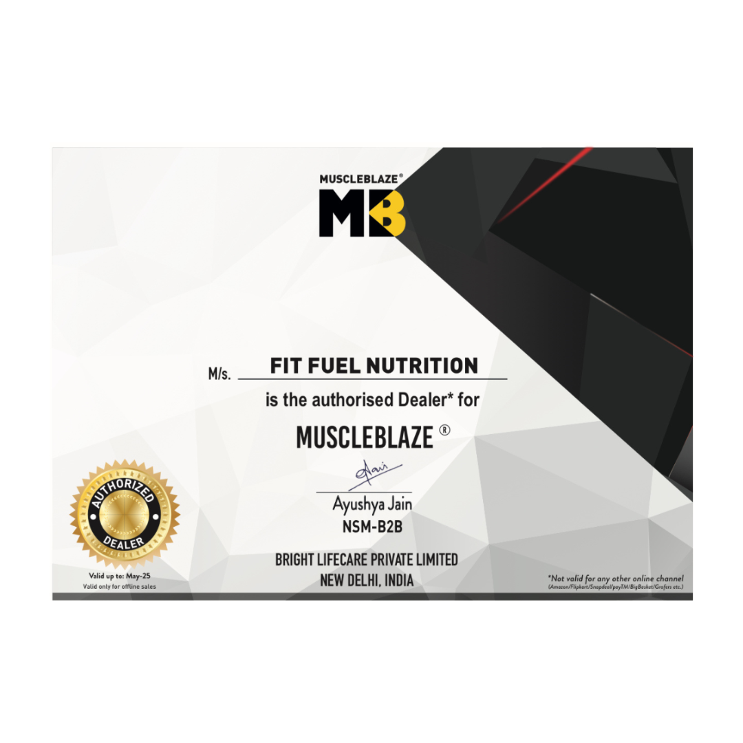MuscleBlaze WrathX Pump Pre-Workout 300 g (Citrus Blast)