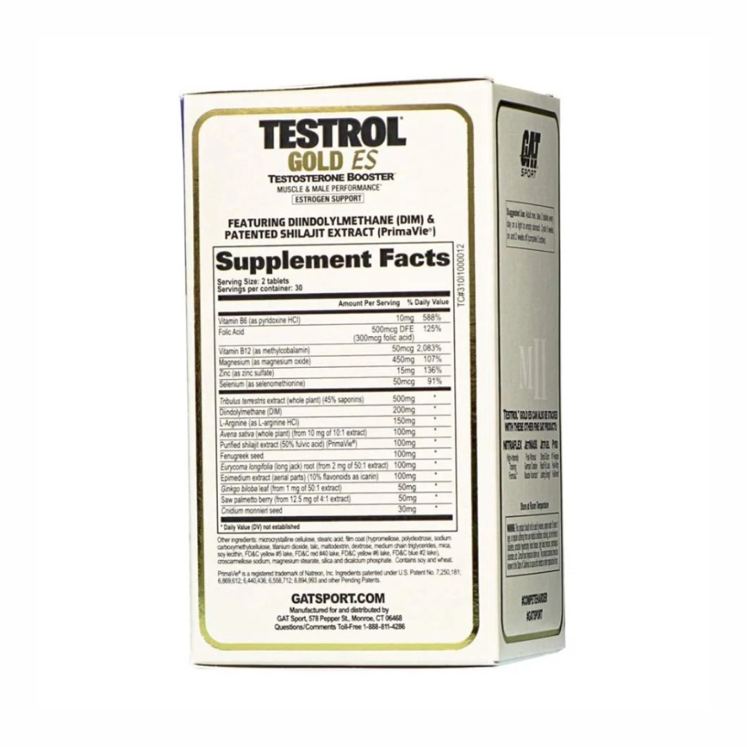 GAT Sports Testrol Gold ES | Test Booster | 60 Tabs