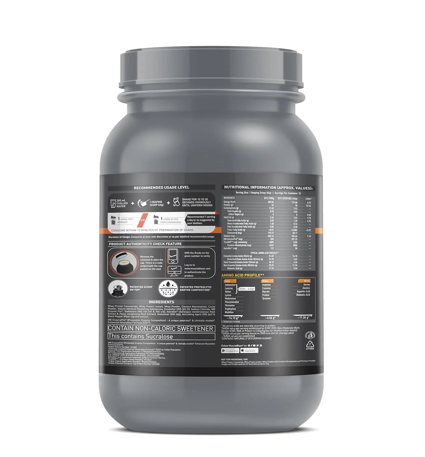 MB MuscleBlaze Biozyme Whey PR
