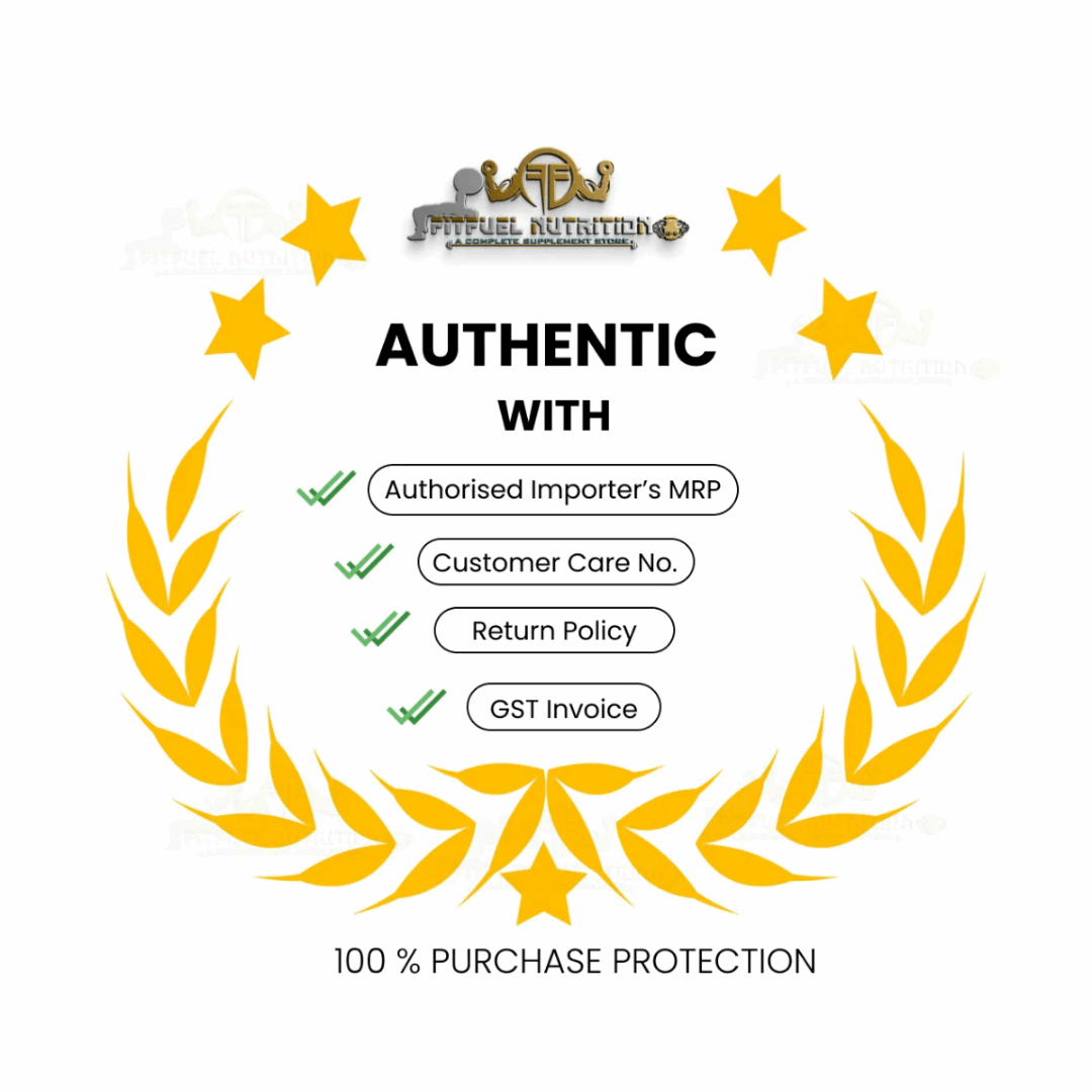Certification badge for authentic purchase with star symbols and text on a white background