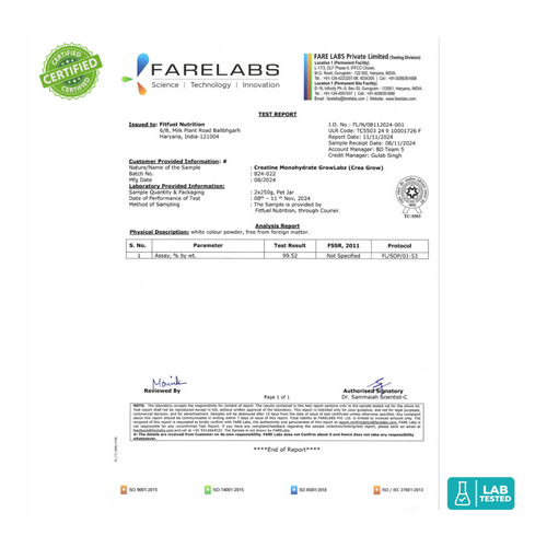 Growlabz Crea-Grow 100% Pure Creatine secondary image