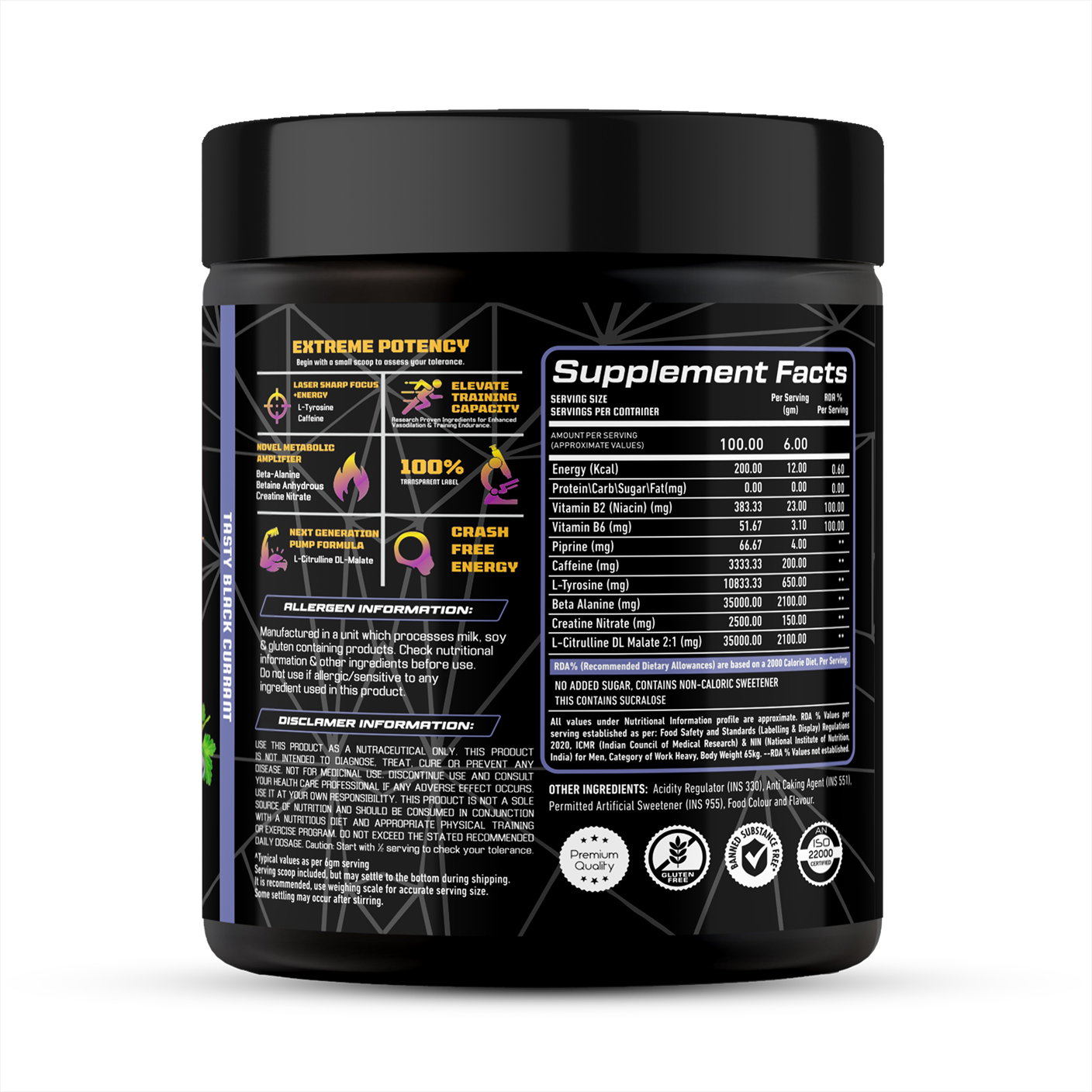 Growlabz Angryman Pre-Workout (Extreme Potency)