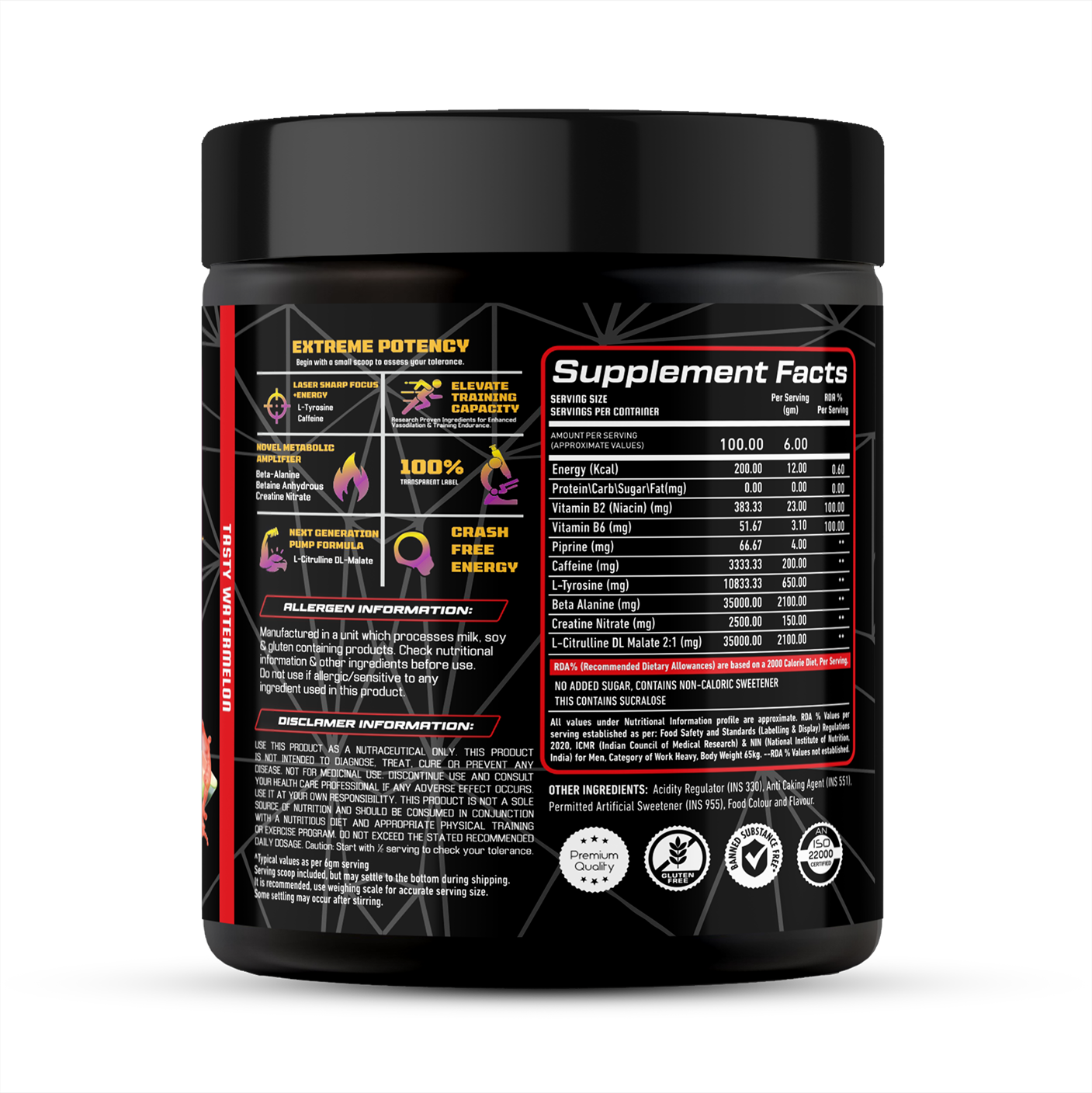 Growlabz Angryman Pre-Workout (Extreme Potency)
