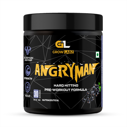 Growlabz Angryman Pre-Workout (Extreme Potency)