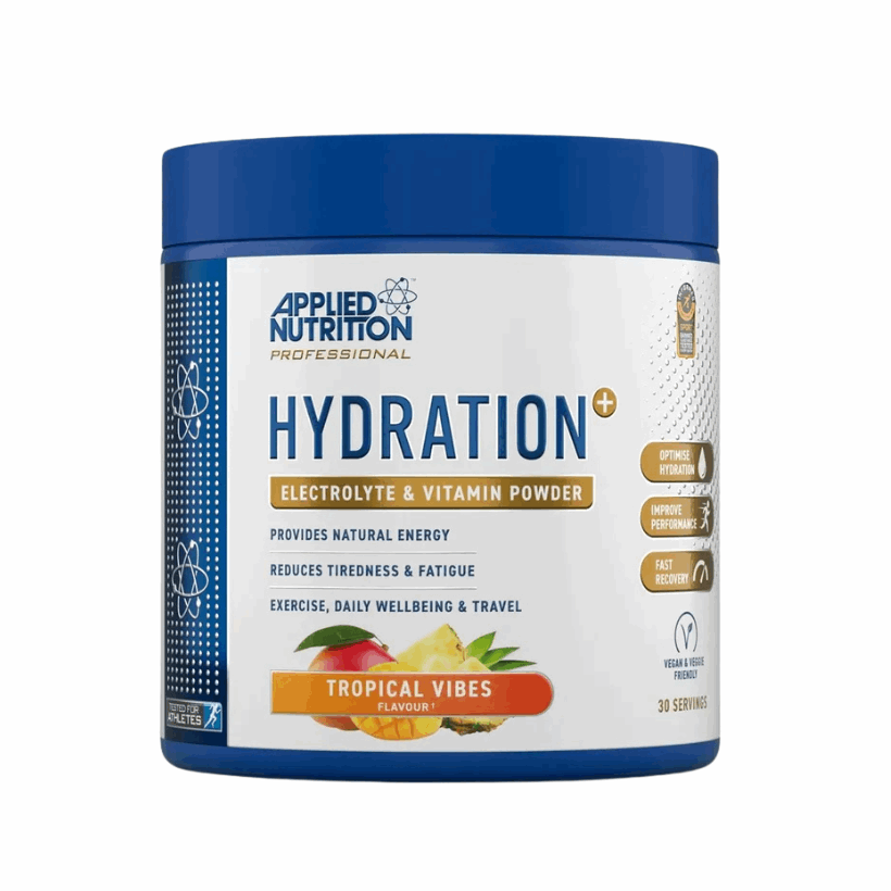Applied Nutrition Hydration powder container on a white background