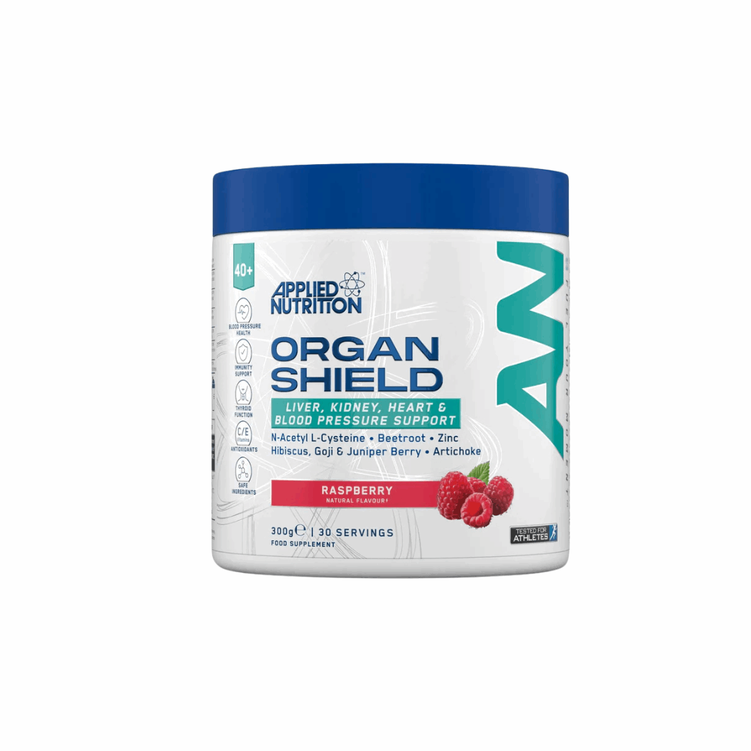 Applied Nutrition Organ Shield supplement container on a white background