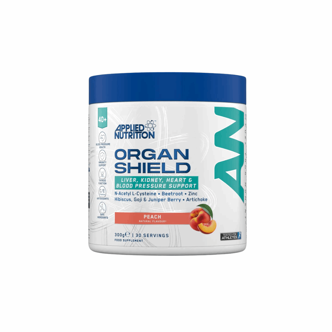 Applied Nutrition Organ Shield supplement container on a white background