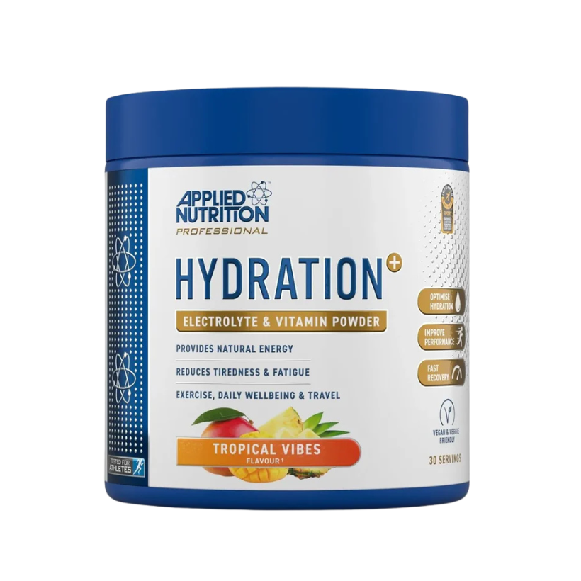 Applied Nutrition Hydration powder container on a white background