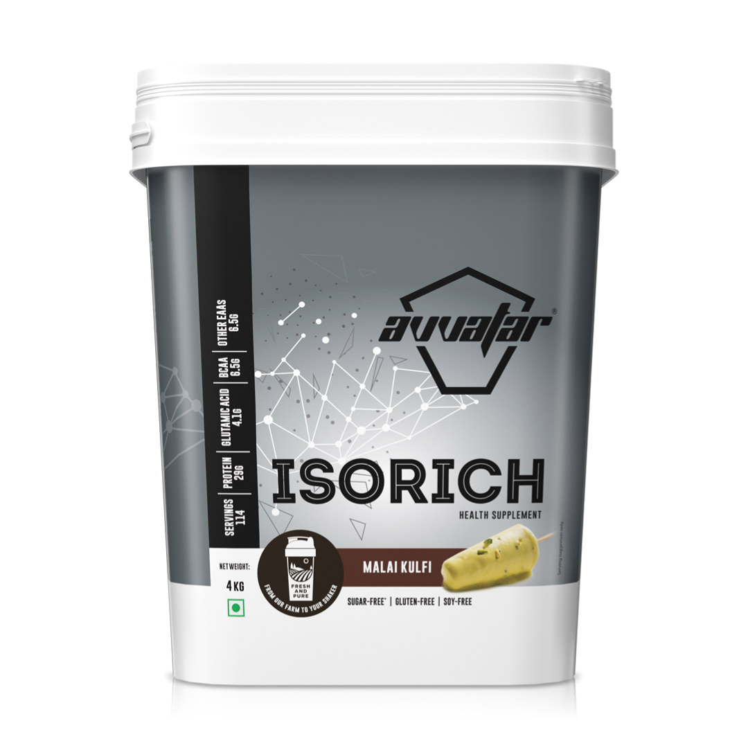 Avvaatar Isorich health supplement container on a white background