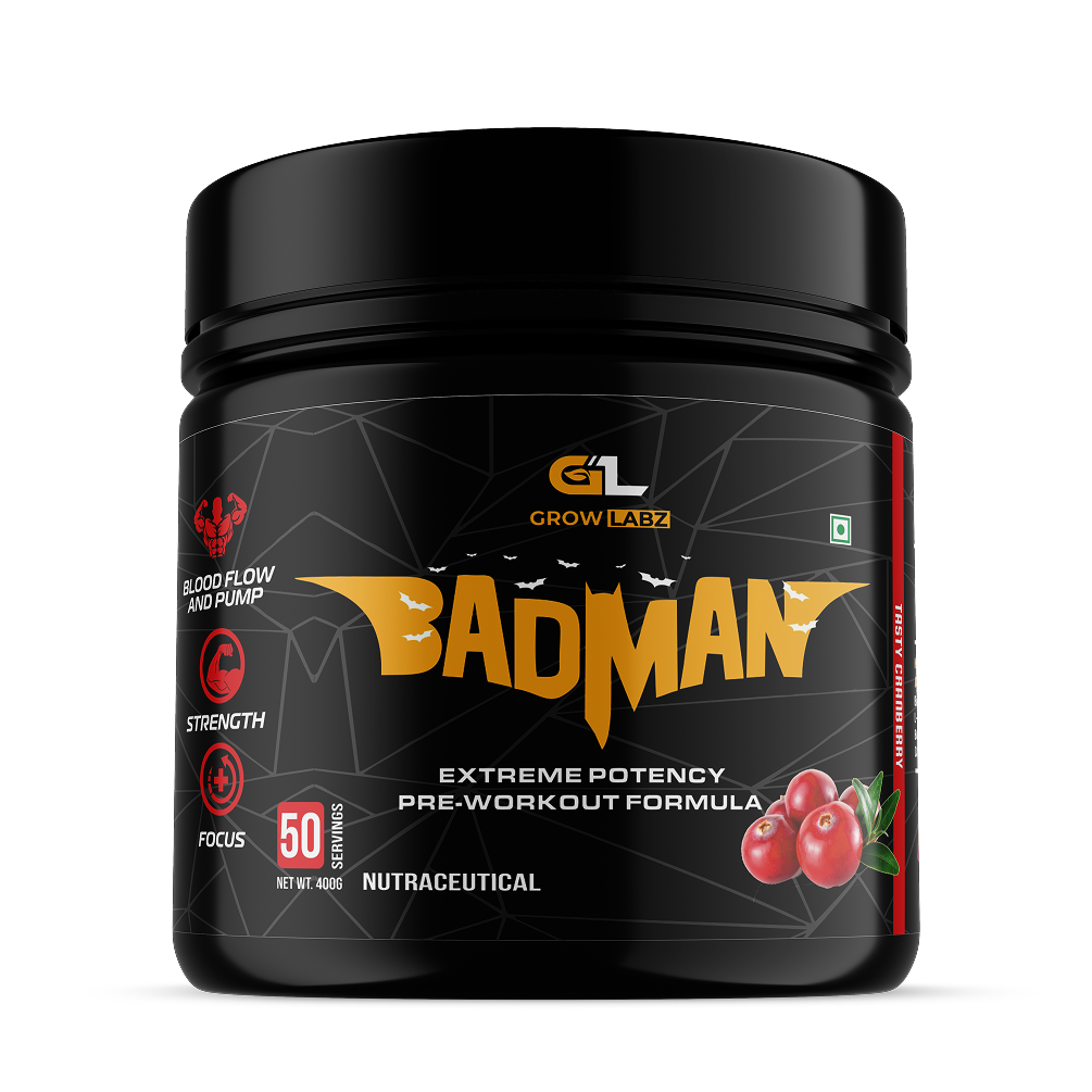 Growlabz Badman Pre-Workout - 400G