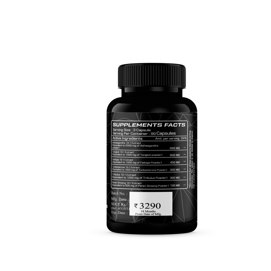 Growlabz Badman Gainz (Ultimate Size Gaining Formula) 90 Capsules
