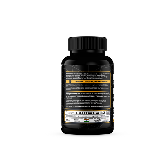Growlabz Badman Gainz (Ultimate Size Gaining Formula) 90 Capsules secondary image