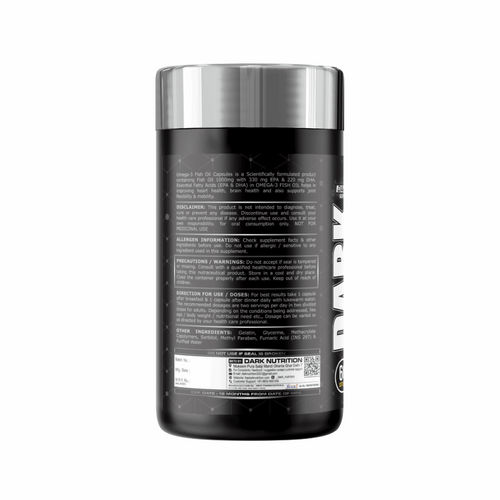 Dark Nutrition Omega 3 Fish Oil (Double Strength) secondary image