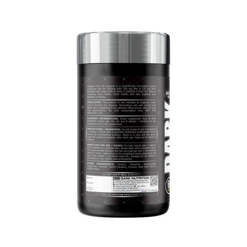 Dark Nutrition Omega 3 Fish Oil (Double Strength) secondary image