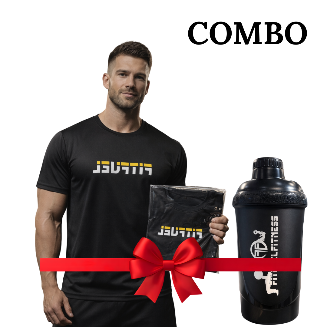 Fitfuel | Accessories |  Shaker + Black Workout Tshirt |