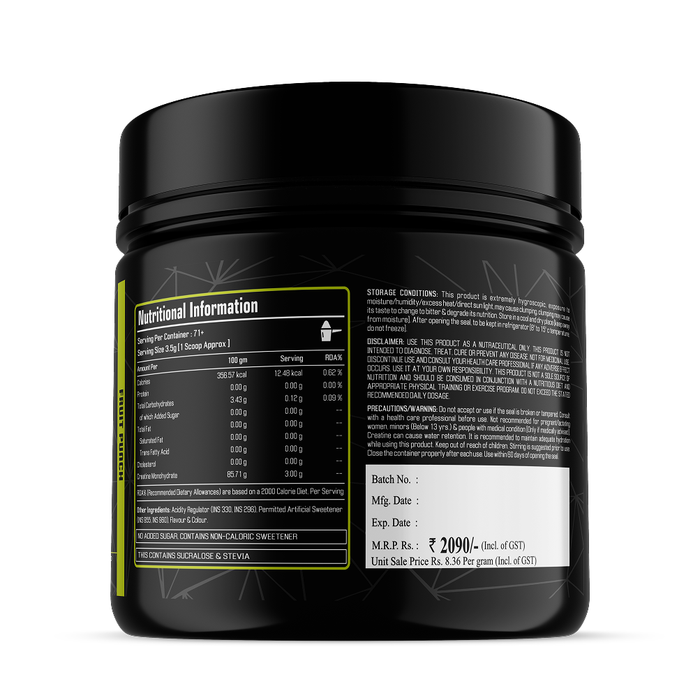 Growlabz Crea-Grow 100% Pure Creatine