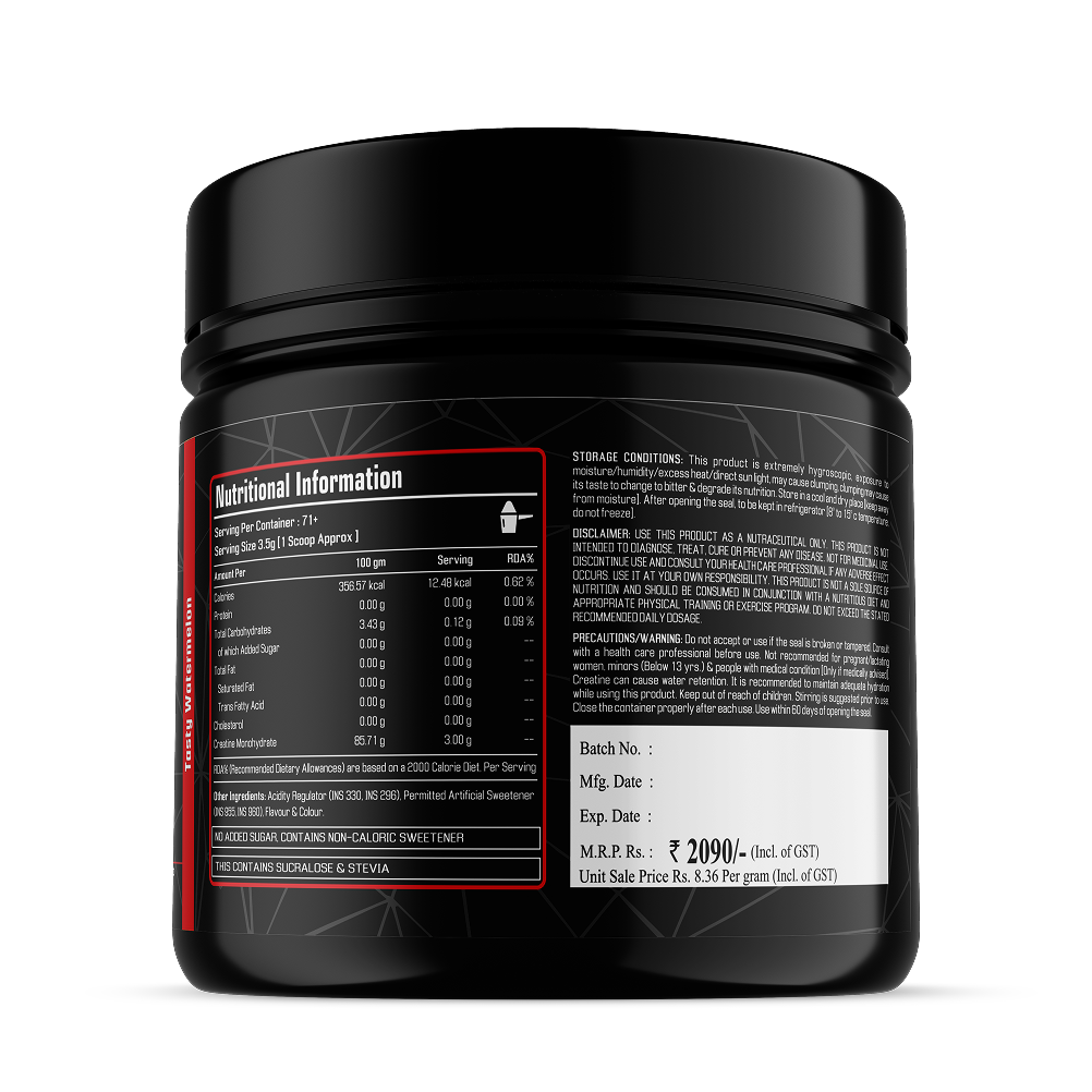 Growlabz Crea-Grow 100% Pure Creatine