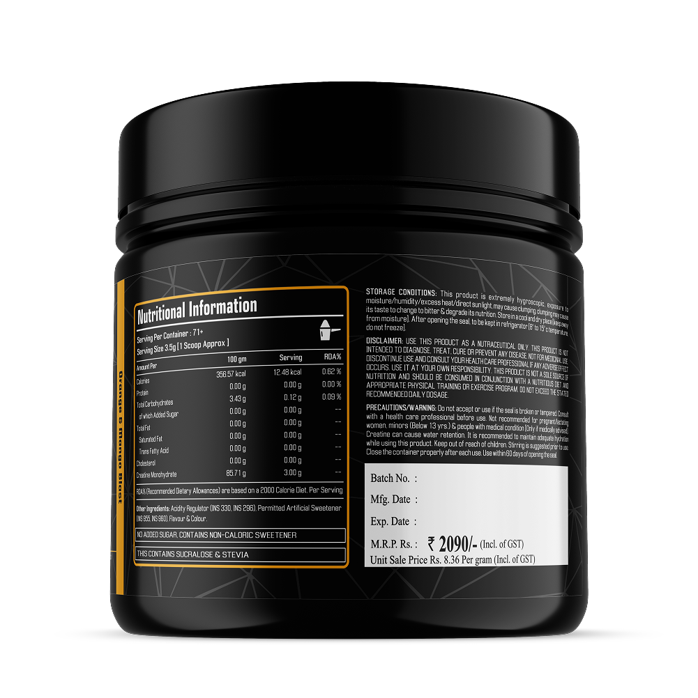Growlabz Crea-Grow 100% Pure Creatine