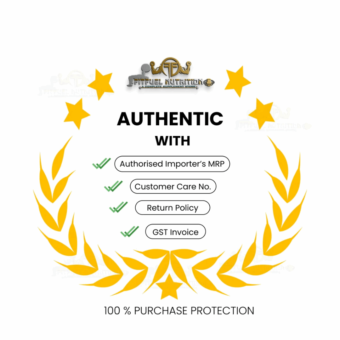 Certification badge with 'Authentic with' features and a brand logo on a white background