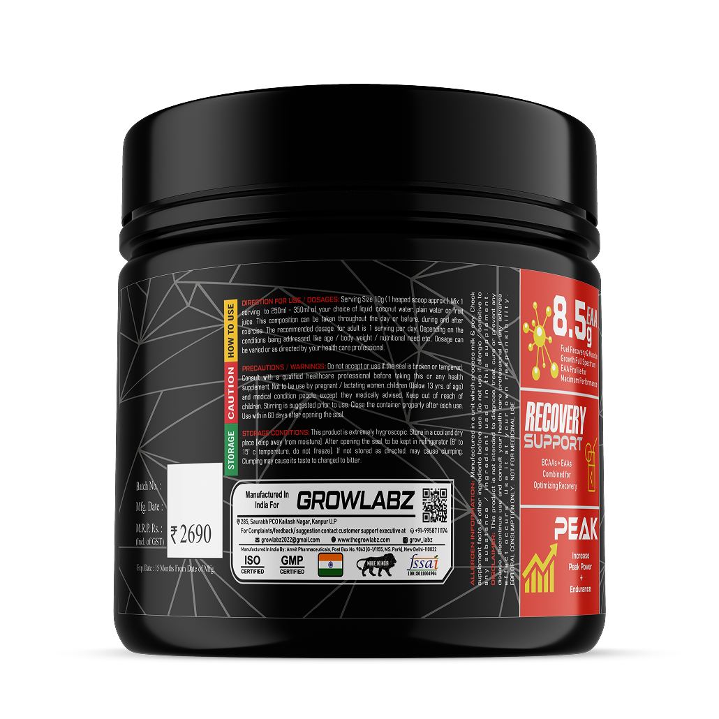 Growlabz EAA Intra Workout Recovery