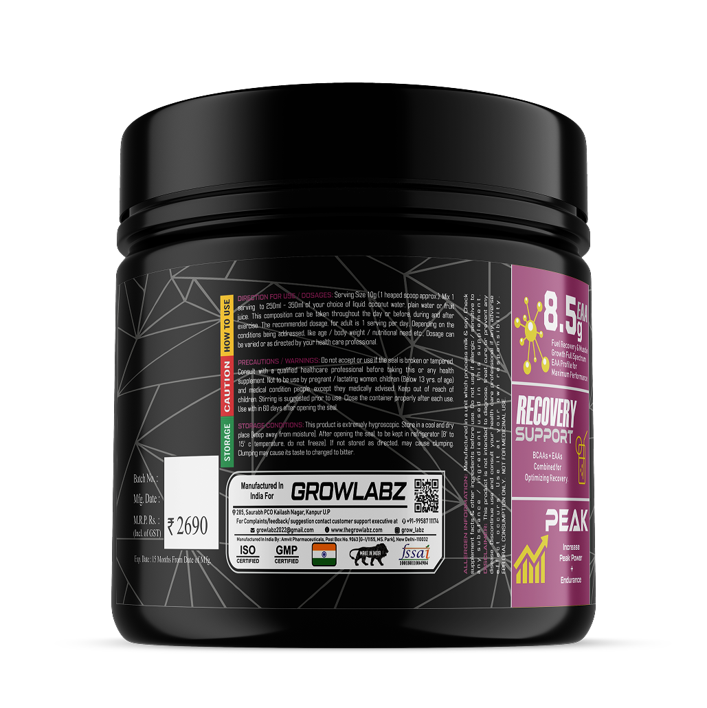 Growlabz EAA Intra Workout Recovery