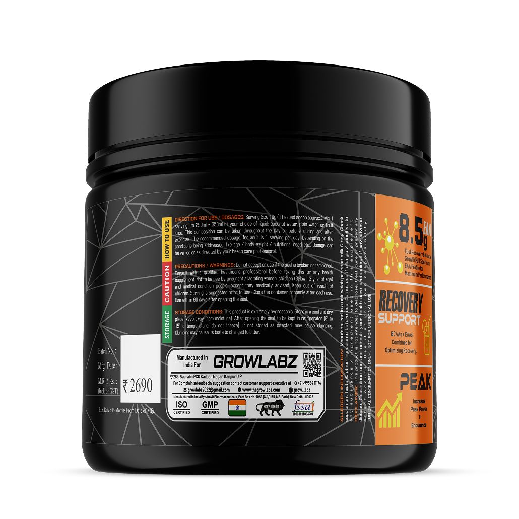Growlabz EAA Intra Workout Recovery