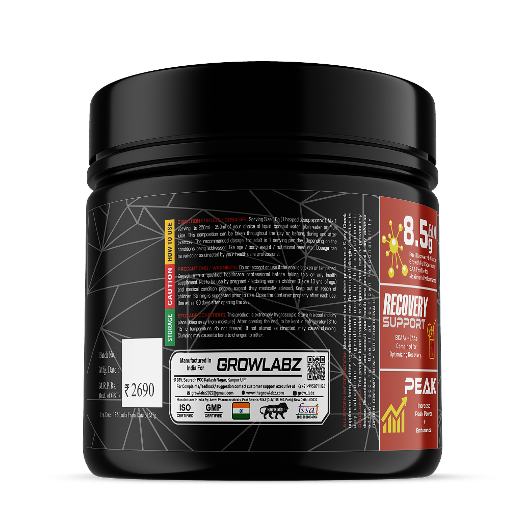 Growlabz EAA Intra Workout Recovery