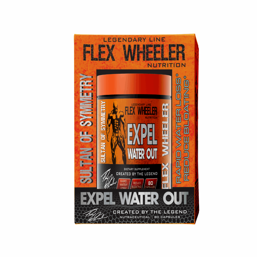 Flex Wheeler nutrition product packaging on a white background