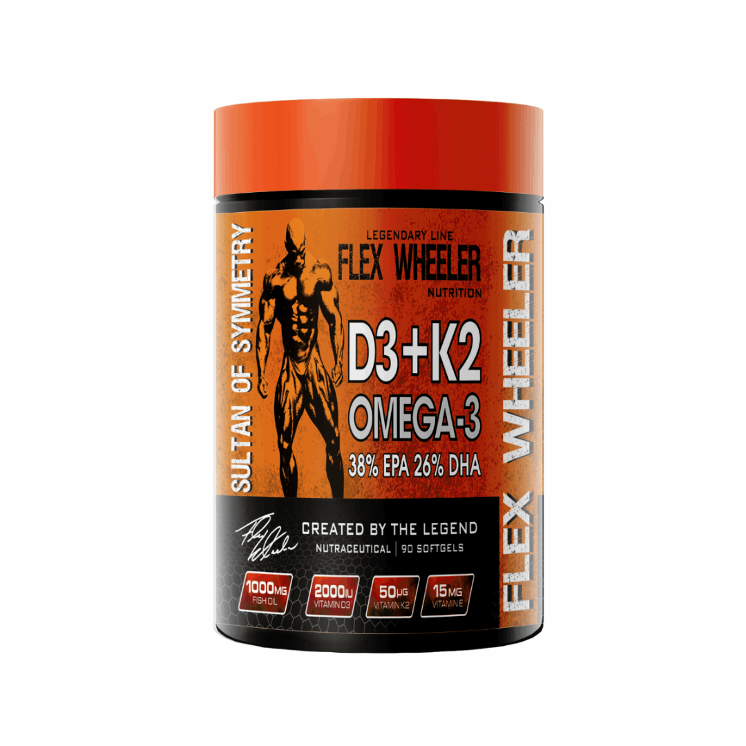 Flex Wheeler Nutrition supplement packaging on a white background