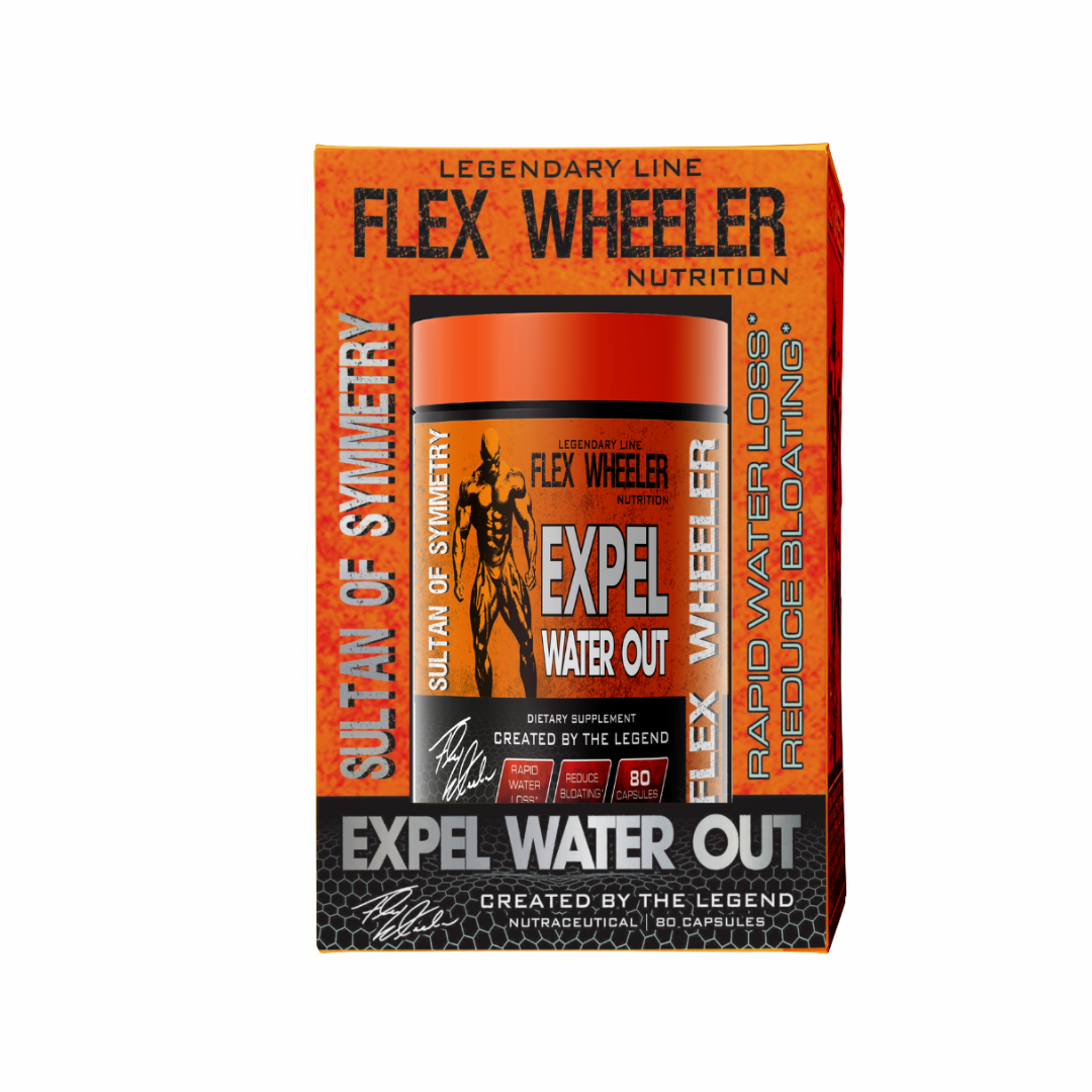 Flex Wheeler nutrition product packaging on a white background
