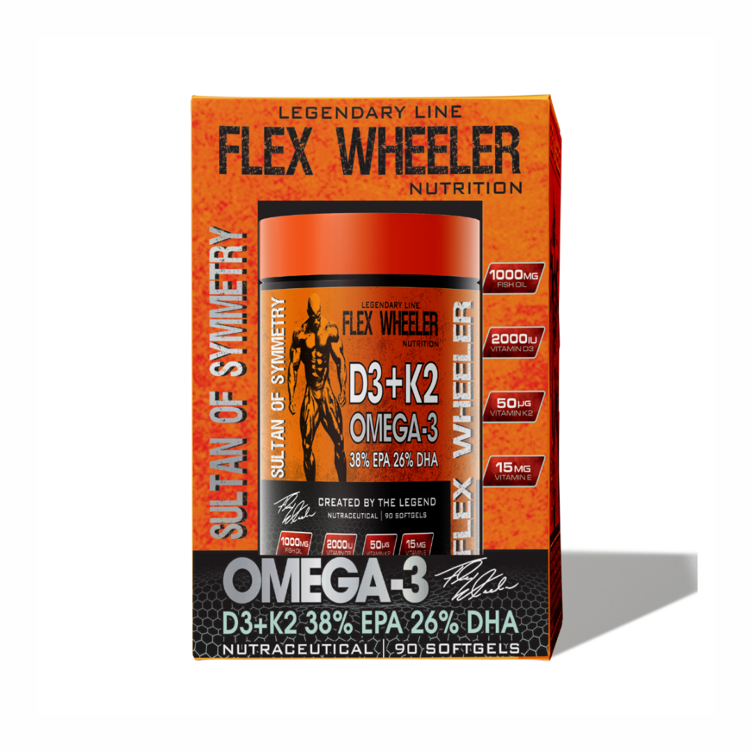 Flex Wheeler Nutrition supplement packaging on a white background