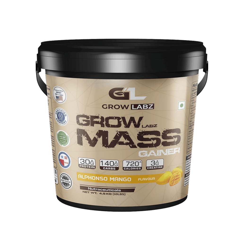 Growlabz Mass Gainer With Creatine | Best Mass Gainer | Fitfuel Nutrition