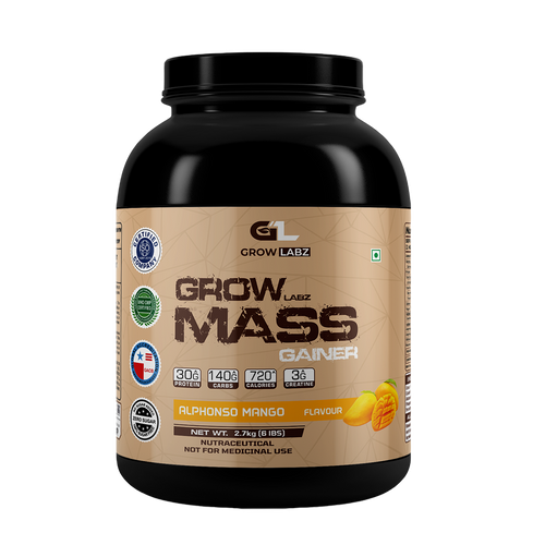 Growlabz Mass Gainer With Creatine 6Lb ( Best Mass Gainer)