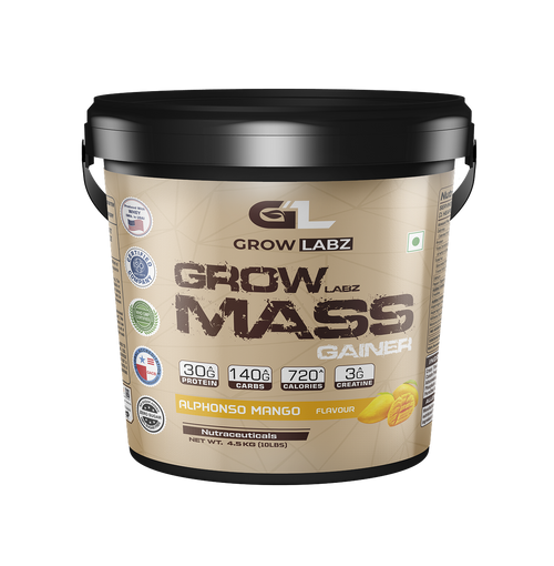 Growlabz Grow Mass Gainer + Growdrol 10LB Best Size Gaining Stack secondary image