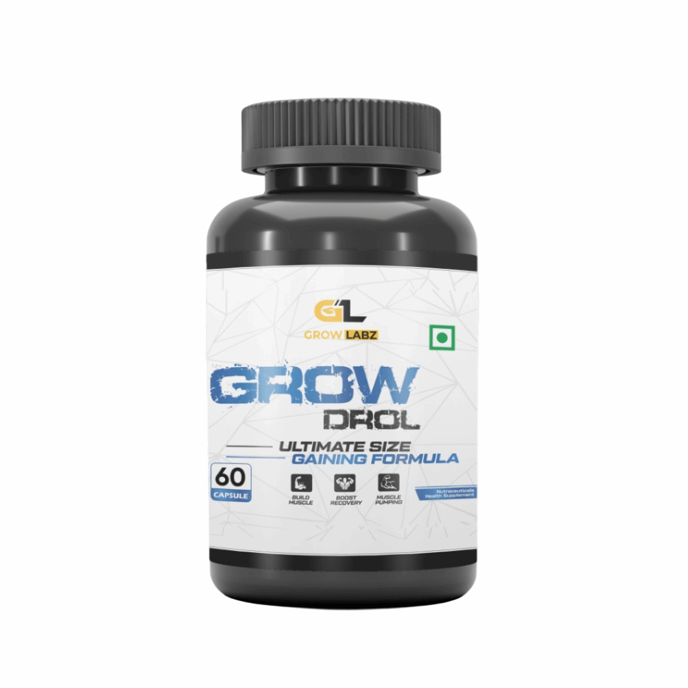 Growlabz Growdrol- Best Natural Size Gaining Formula | Fitfuel Nutrition